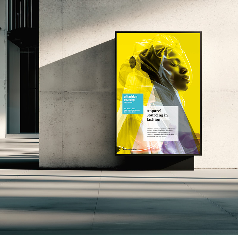 Allfashion Cape Town Messe Frankfurt South Africa Corporate Design Gestaltung Key Visual Typography Kommunikationsdesign Grafikdesign International Convention Center
