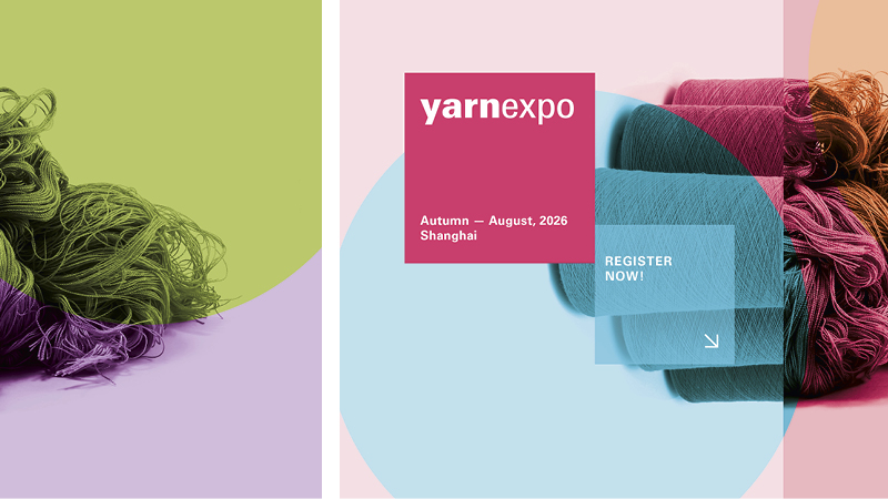 Yarn Expo Shanghai Shenzhen Messe Frankfurt Hongkong Saarbruecken Corporate Design Gestaltung Key Visual Art Direction Typografie Grafikdesign Kommunikationsdesign